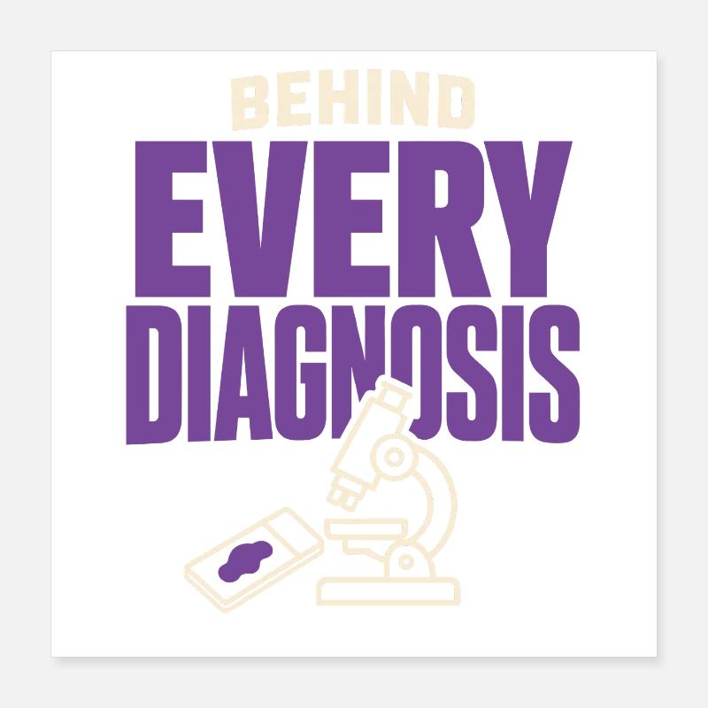Pathology Laboratory Week, Diagnostics, Poster 16" x 16" (40x40 cm)