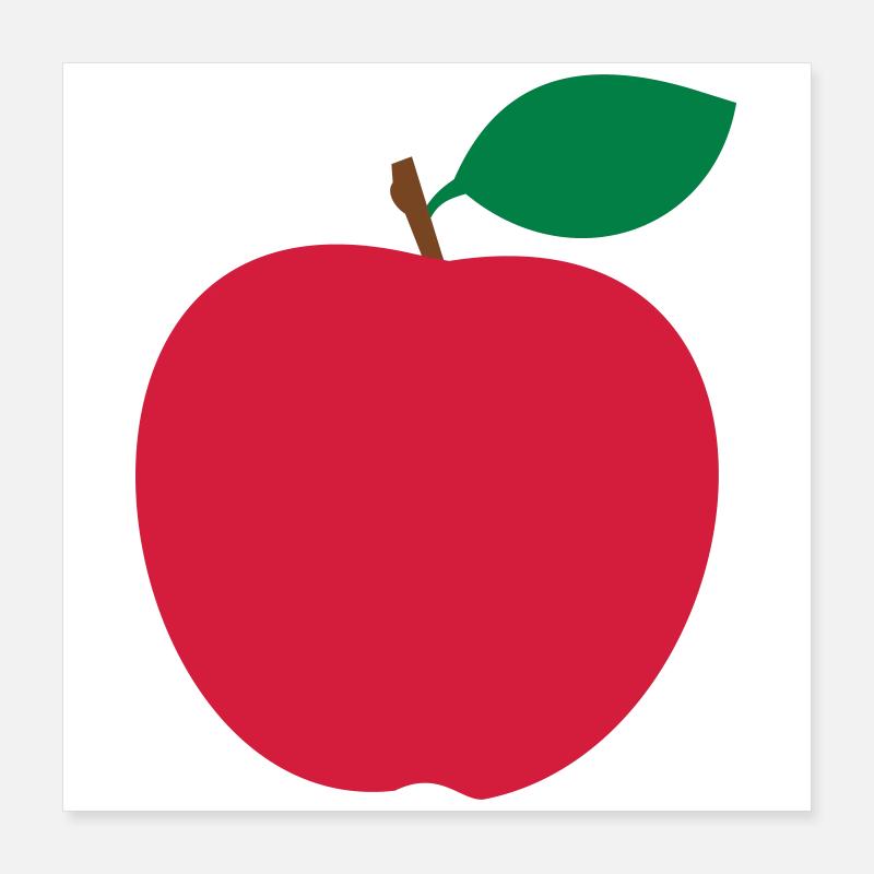 Red apple Poster 16" x 16" (40x40 cm)
