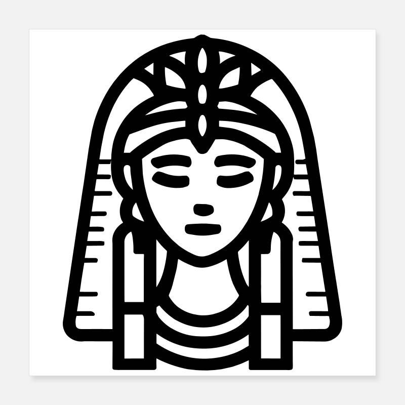 Pharao Poster 40x40 cm