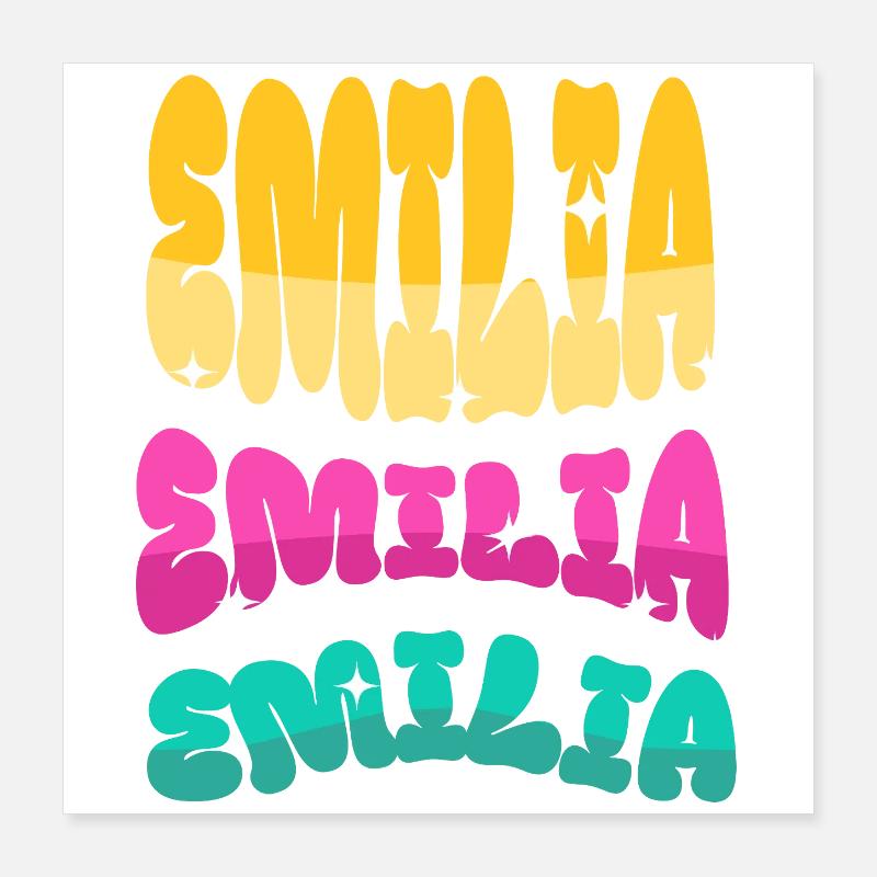 Emilia Poster 40 x 40 cm