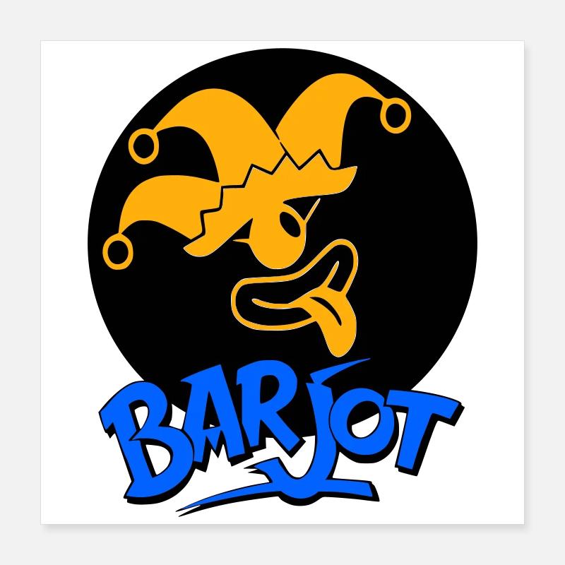 Barjot  Poster 40 x 40 cm