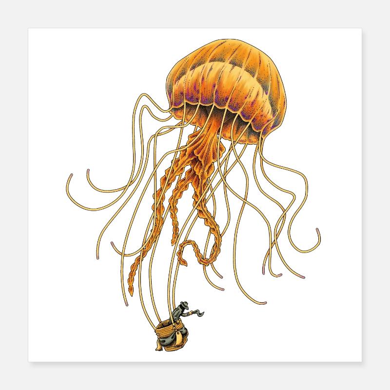 Jellyballoon Poster 40x40 cm