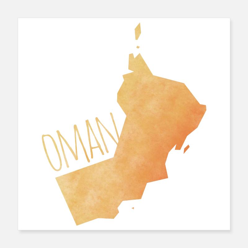Oman Poster 40x40 cm