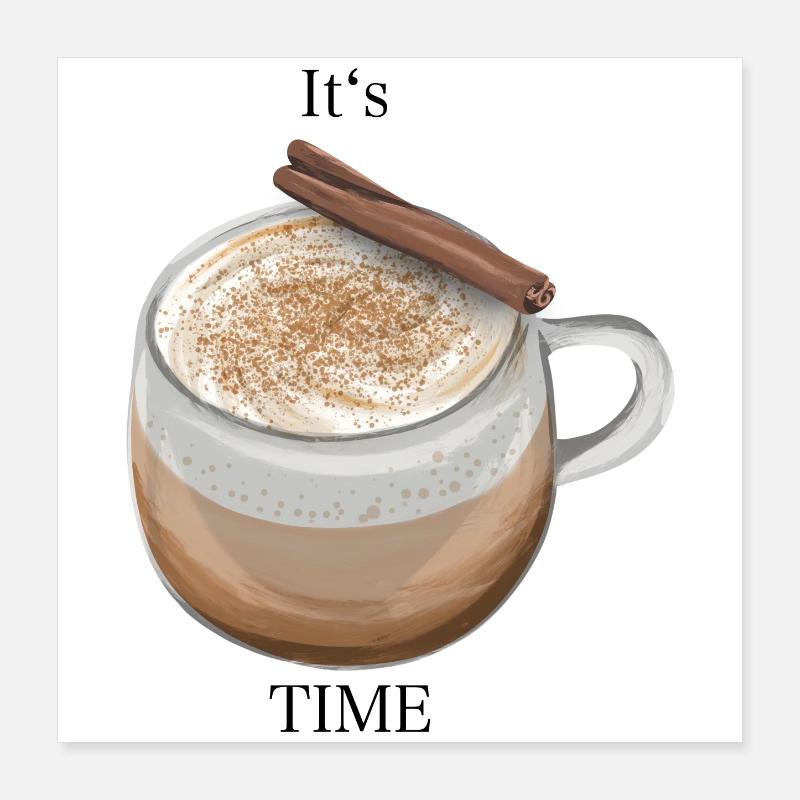 Pumkin Latte Poster 40x40 cm