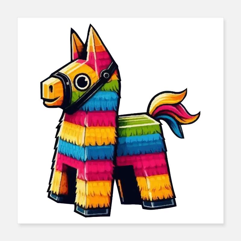 Pinata | Cinco de Mayo Pinata Poster 16" x 16" (40x40 cm)