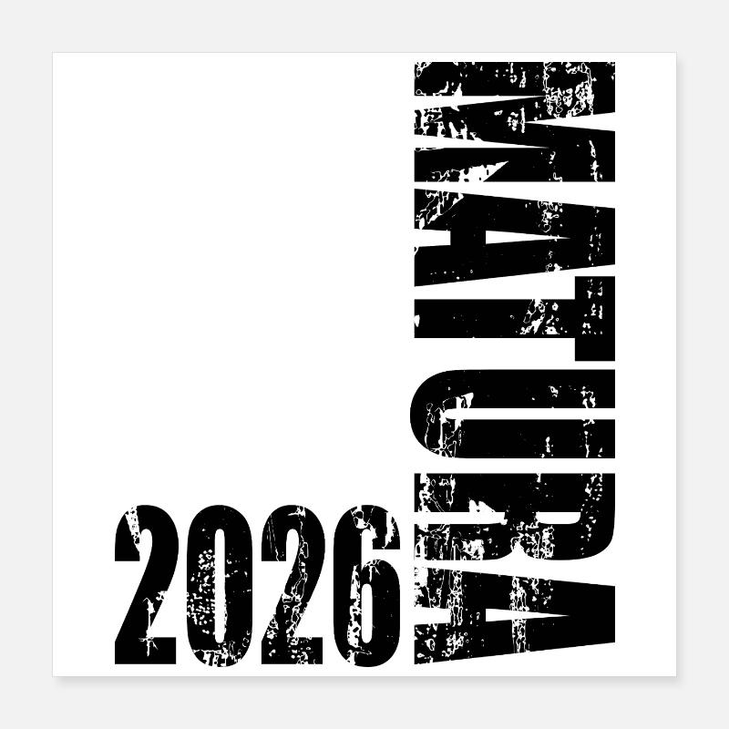 Maturité 2026 Poster 40 x 40 cm