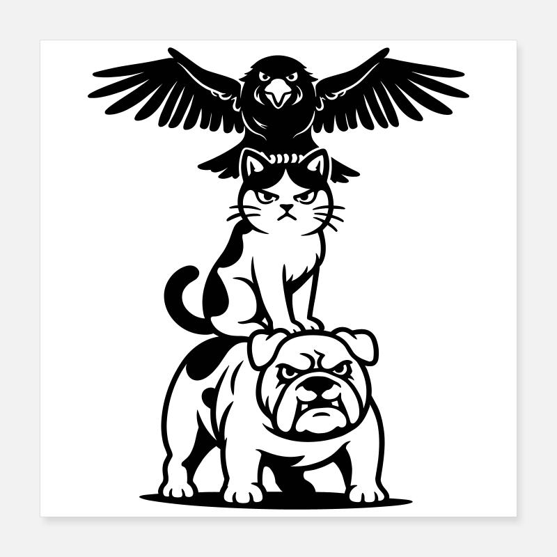 Strong Tier Trio Poster 16" x 16" (40x40 cm)