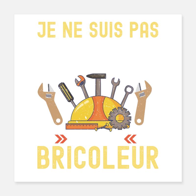 Bricoleur Poster 40 x 40 cm