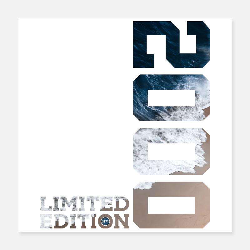 26E ÉDITION LIMITÉE ANNIVERSAIRE 2000 Poster 40 x 40 cm