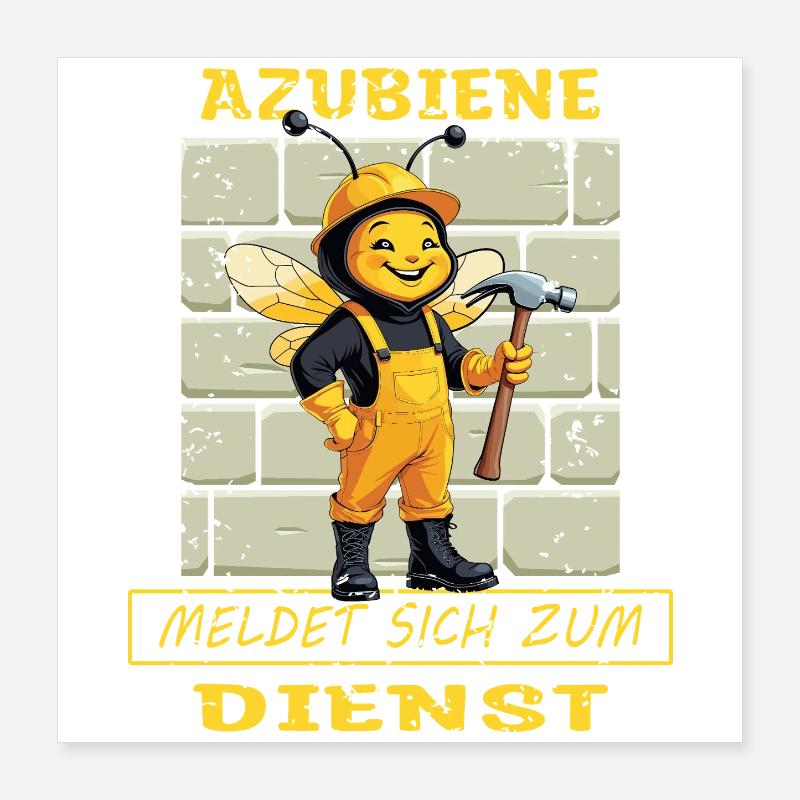 Trainee craftswoman Poster 16" x 16" (40x40 cm)