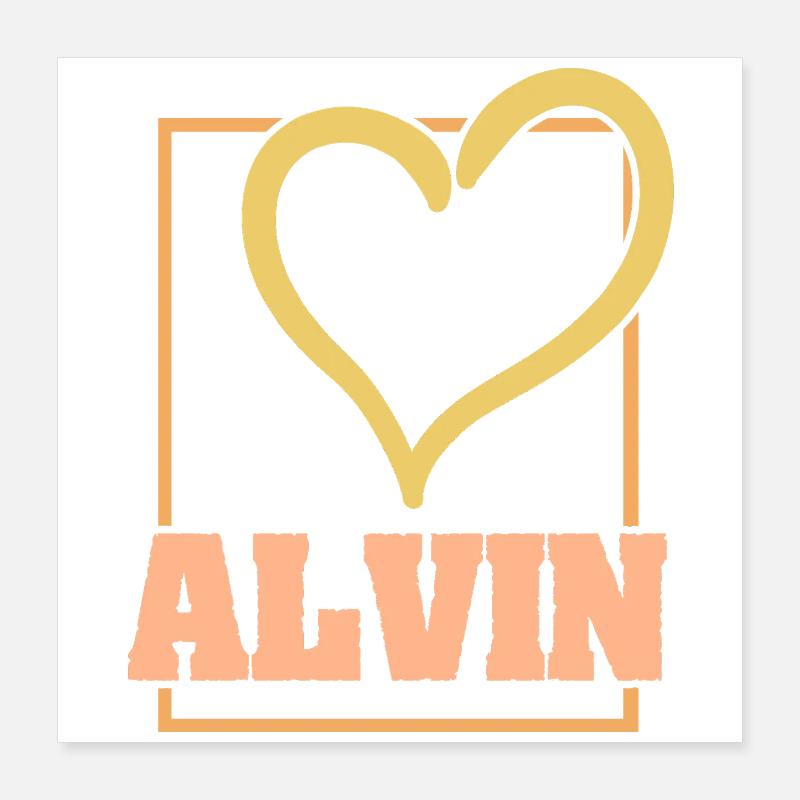 Alvi en amour Poster 40 x 40 cm