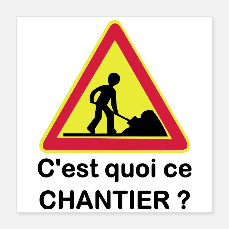Was ist diese Seite? Poster 40x40 cm
