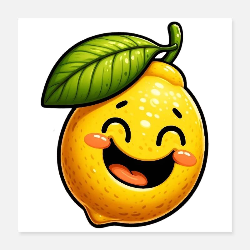 Citron Citrons Poster 40 x 40 cm