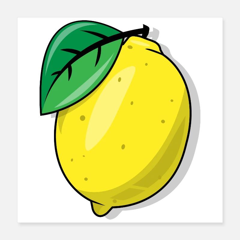 lemon Poster 16" x 16" (40x40 cm)