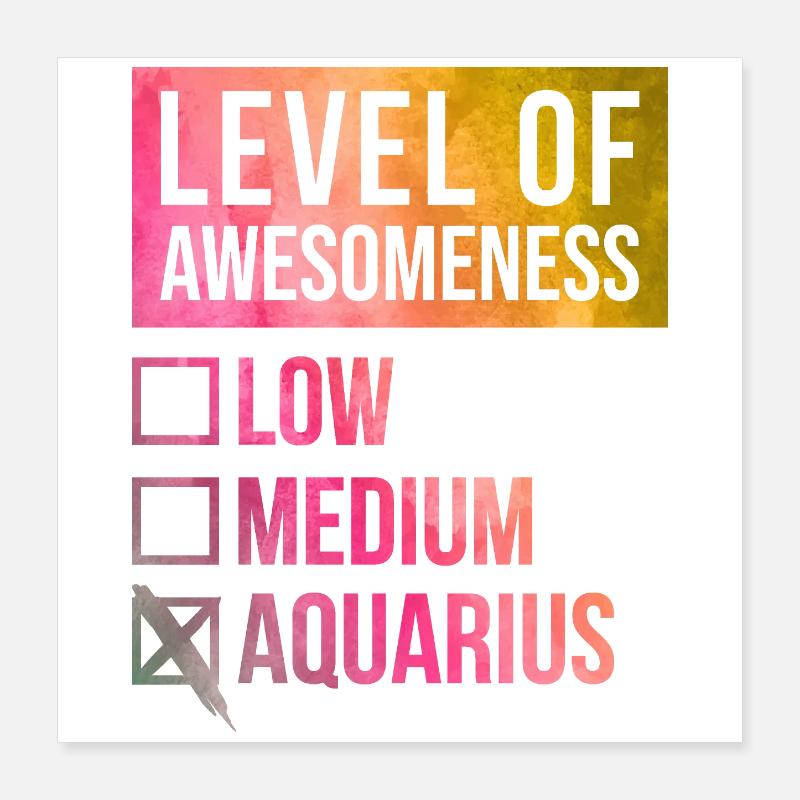 Wassermann Poster 40x40 cm