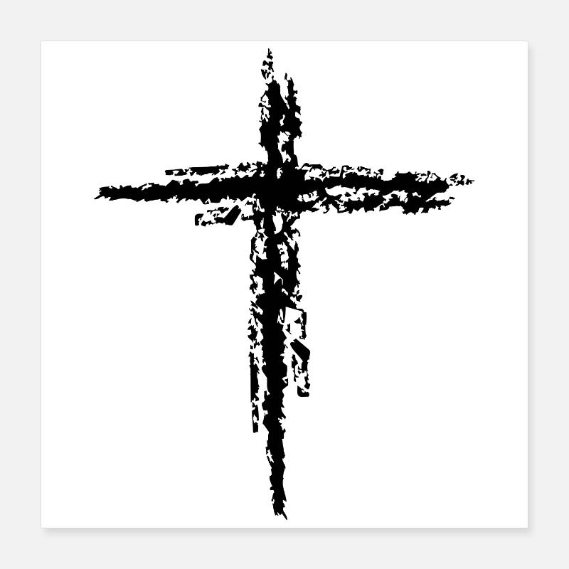 La Croce Poster 40x40 cm