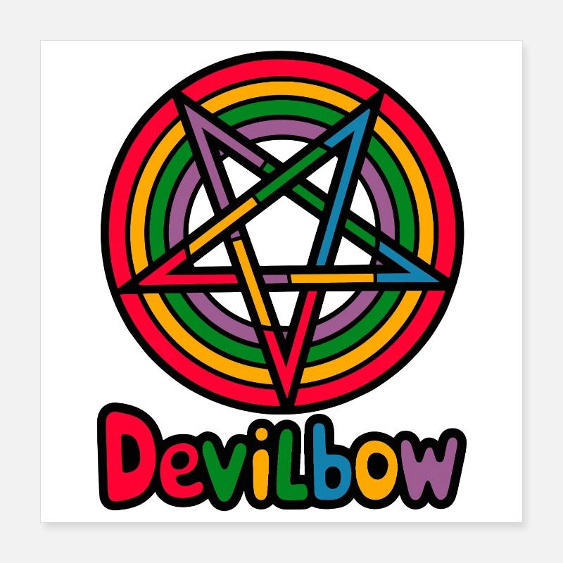 Arc du diable Poster 40 x 40 cm