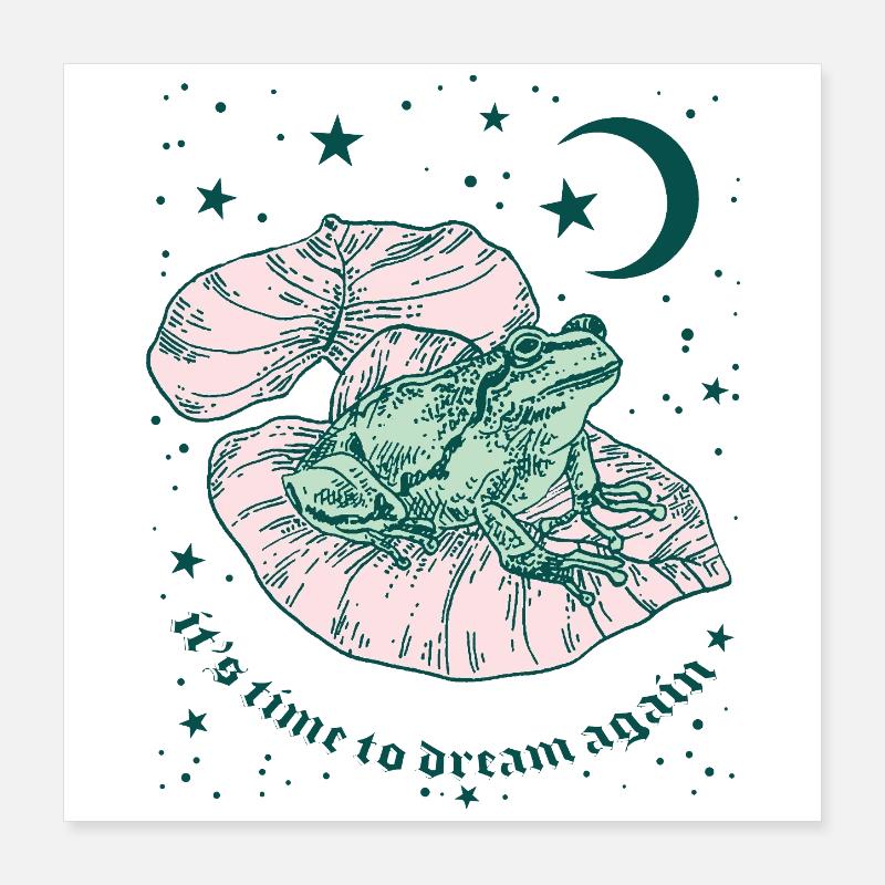 IT'S TIME TO DREAM AGAIN Poster 16" x 16" (40x40 cm)