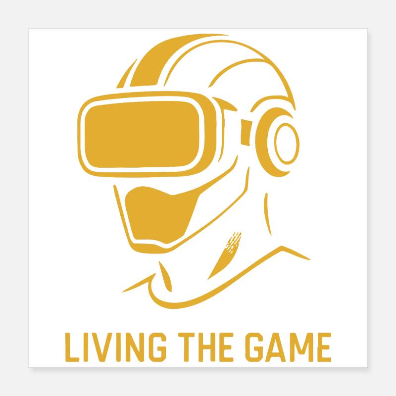 Golden VR: Living the Game Poster 16" x 16" (40x40 cm)