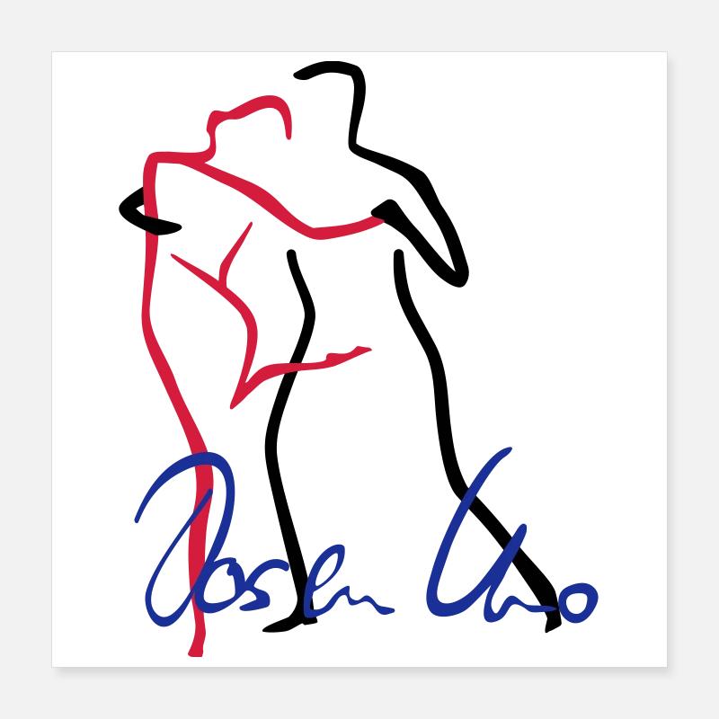 Tango-1 Poster 40x40 cm