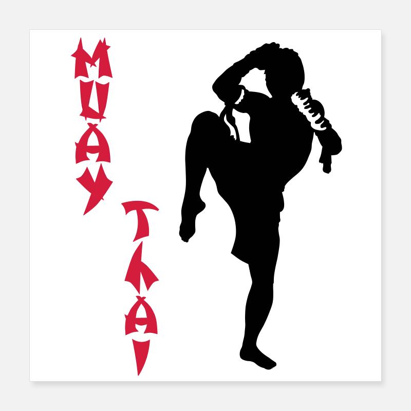 kikboxing_1 Poster 16" x 16" (40x40 cm)