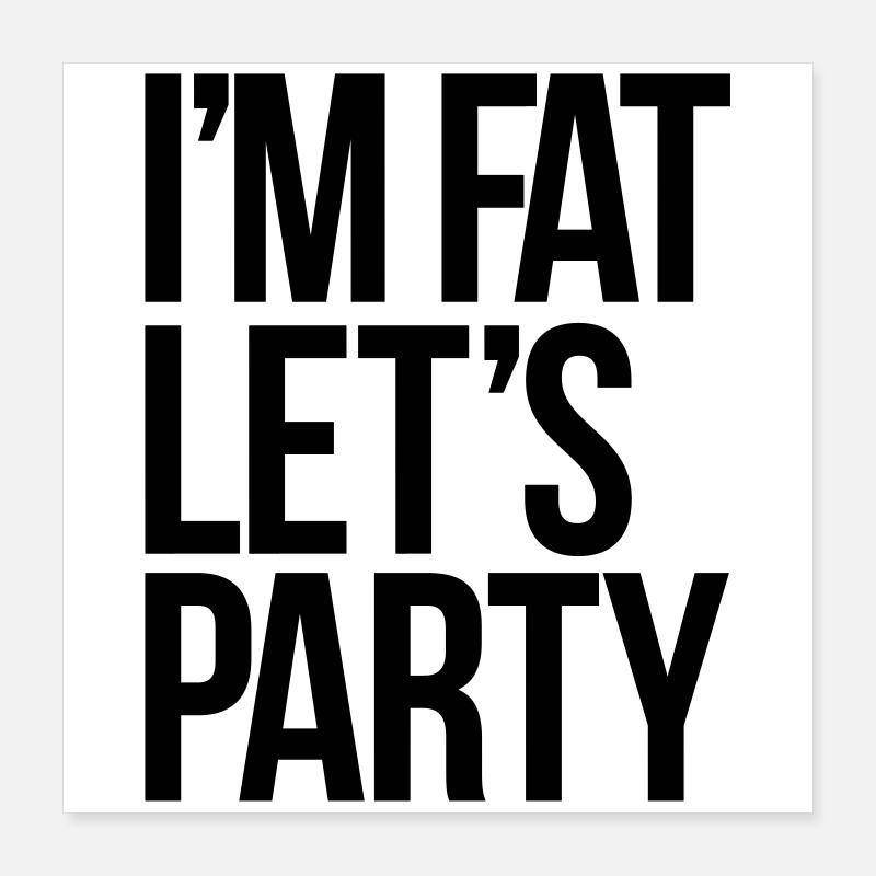 party Poster 16" x 16" (40x40 cm)