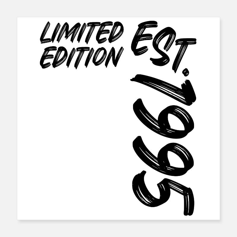 Édition limitée est. 1995 Poster 40 x 40 cm