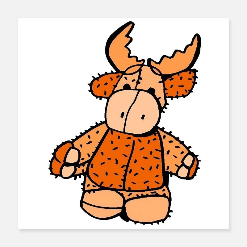 Elchi Button Poster 16" x 16" (40x40 cm)