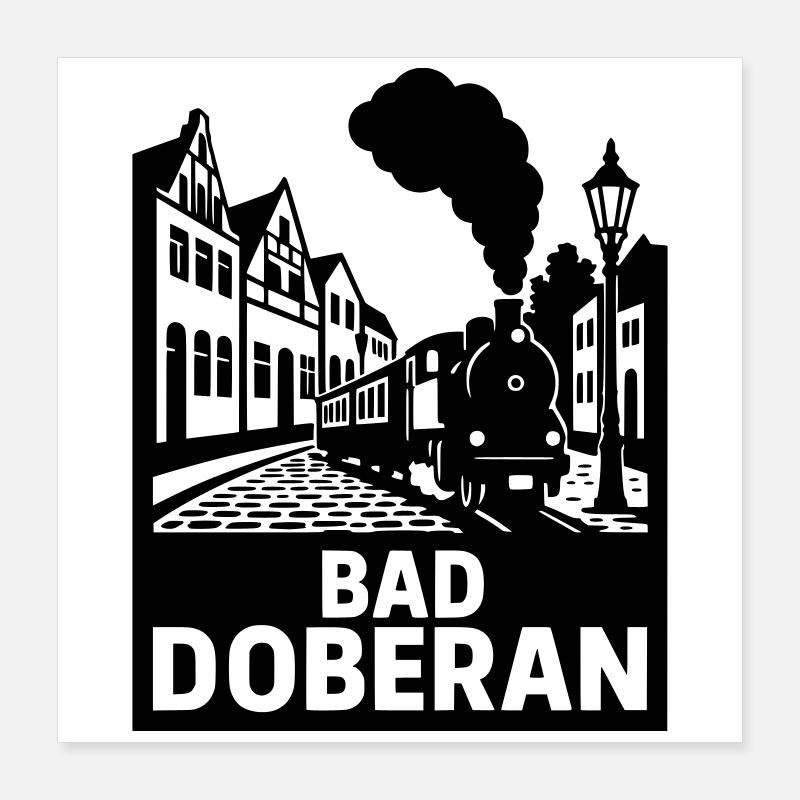 Bad Doberan Poster 40x40 cm