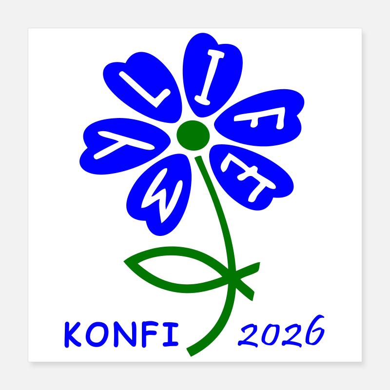 Confirmation 2026 Poster 40 x 40 cm
