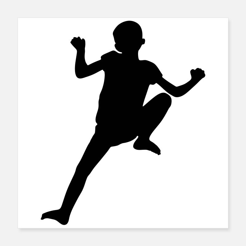 Spider Climber Boy – Aventure d’escalade Poster 40 x 40 cm