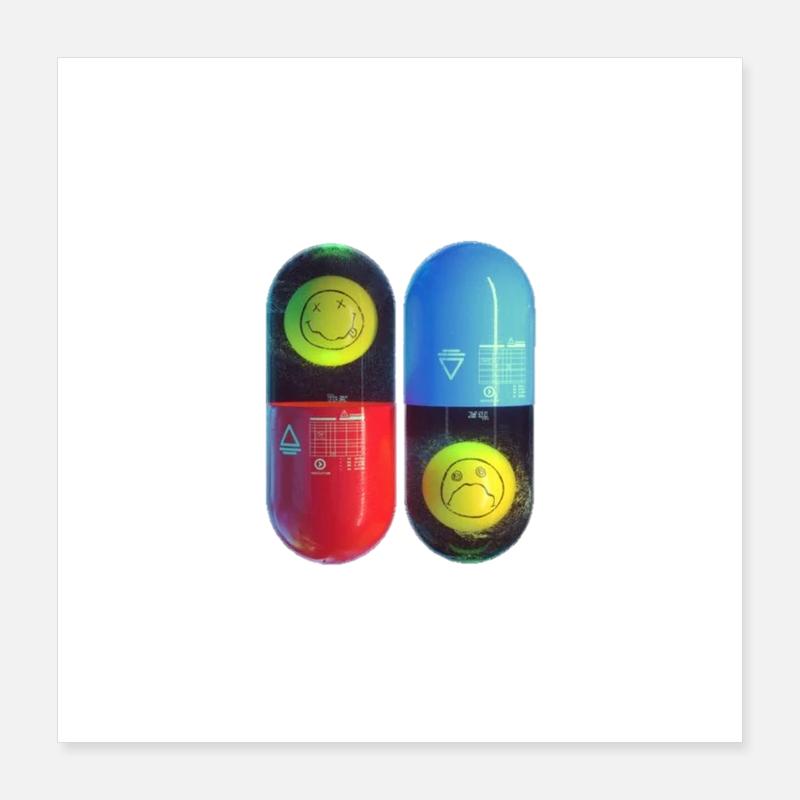 matrix nirvana Poster 40 x 40 cm