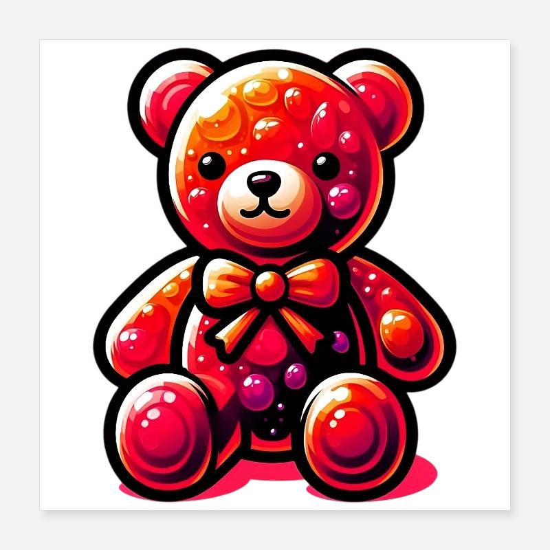 Bär Poster 40x40 cm