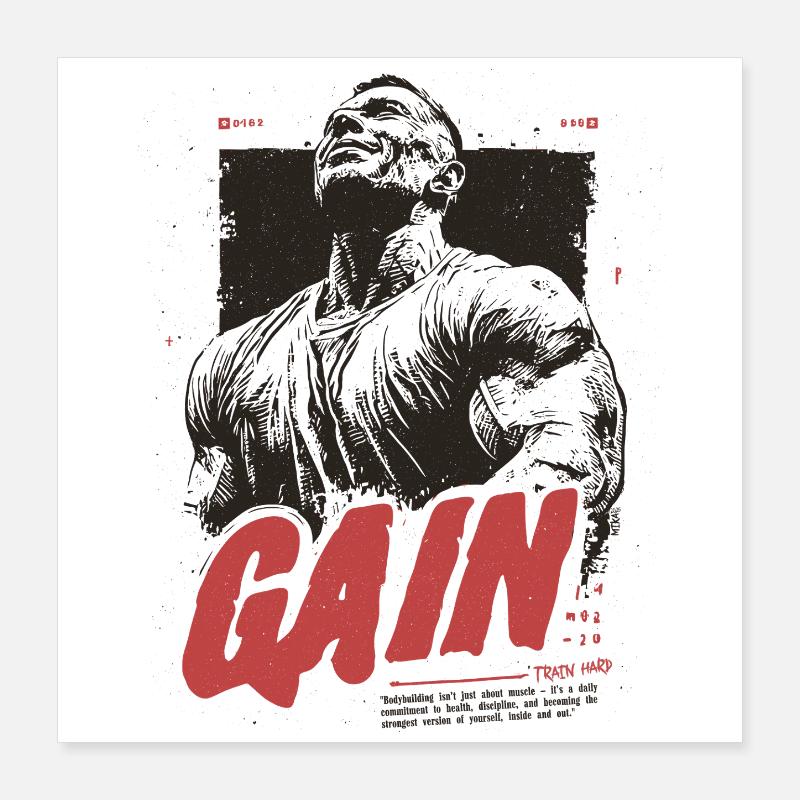 Combatif Poster 40 x 40 cm