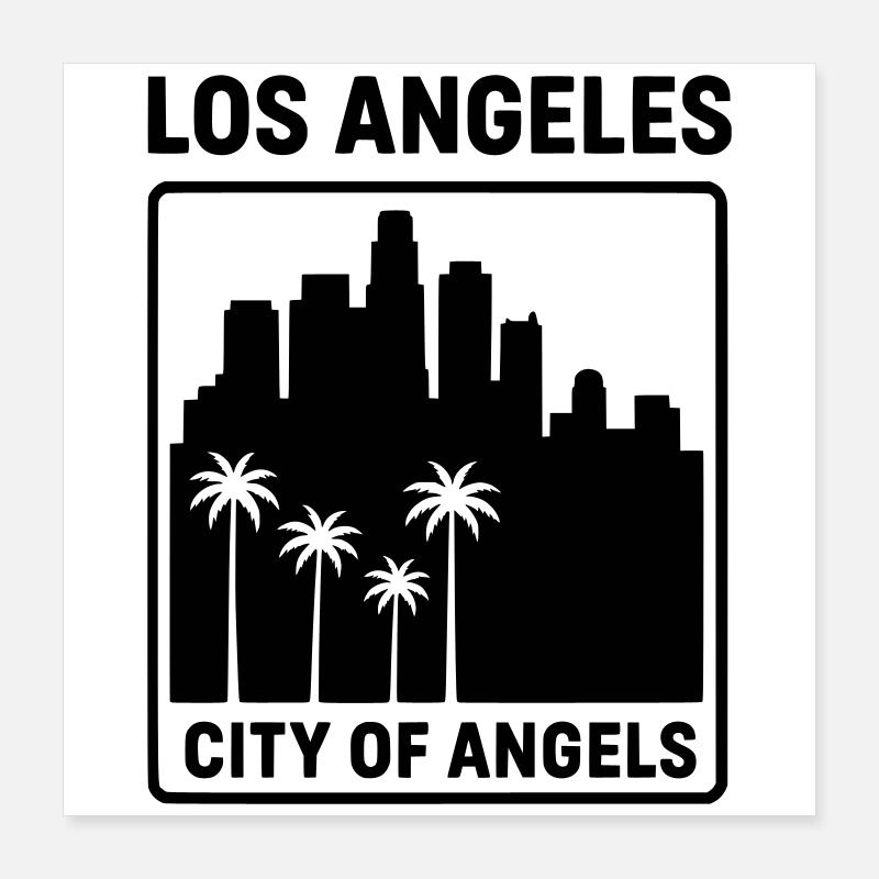 Los Angeles Poster 40 x 40 cm
