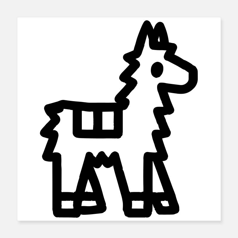 Pinata Poster 16" x 16" (40x40 cm)