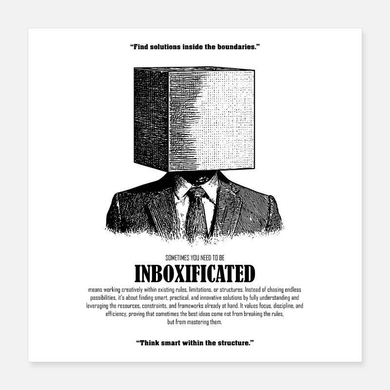 Inboxificated Poster 16" x 16" (40x40 cm)