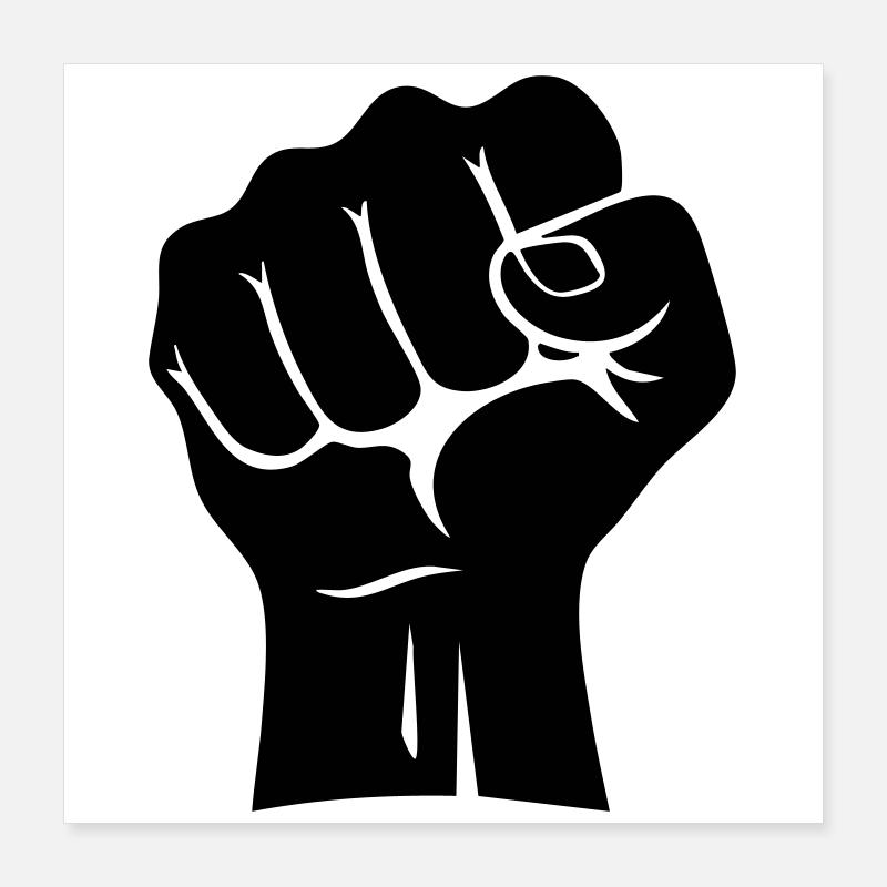 Pugno di Karate – Potenza Aumentata Poster 40x40 cm