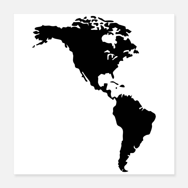 America Poster 16" x 16" (40x40 cm)