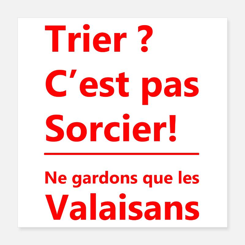 Sorting is not rocket science! Let's keep only the Valai Poster 16" x 16" (40x40 cm)