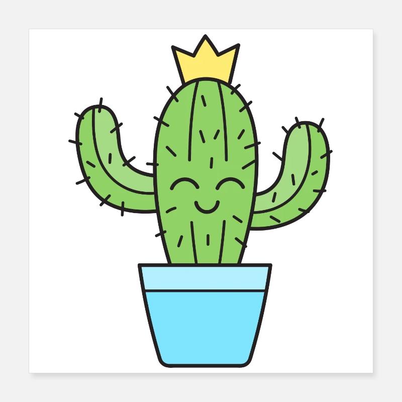 Cactus Cacti Poster 40 x 40 cm