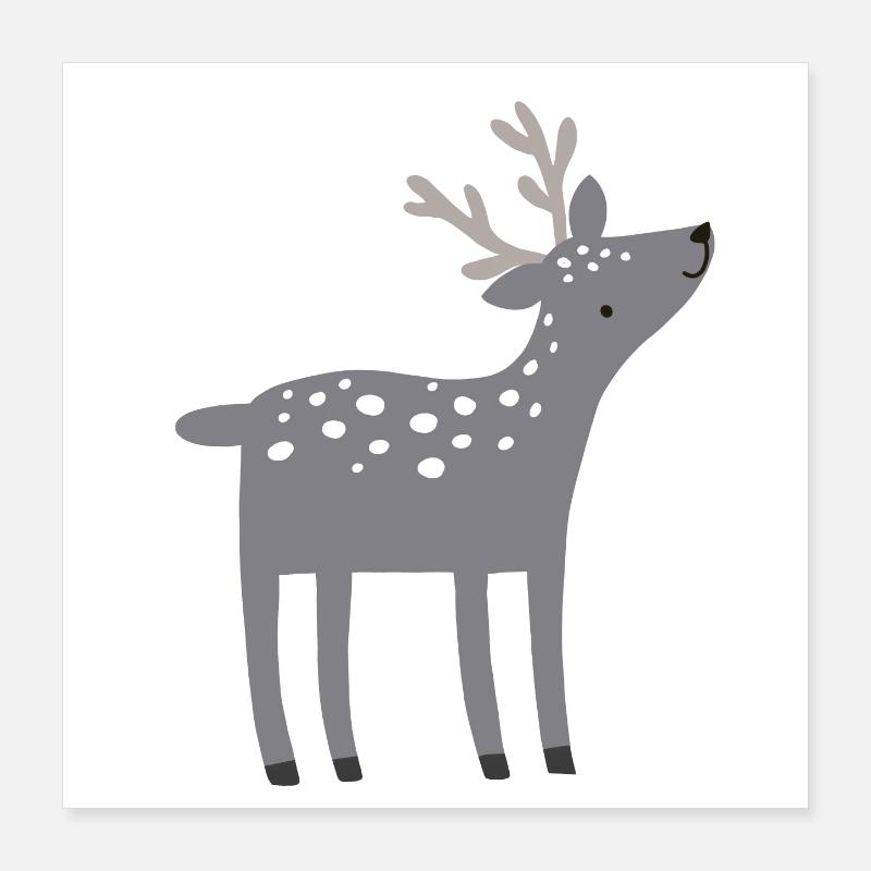 Renne Hirsch Poster 40 x 40 cm