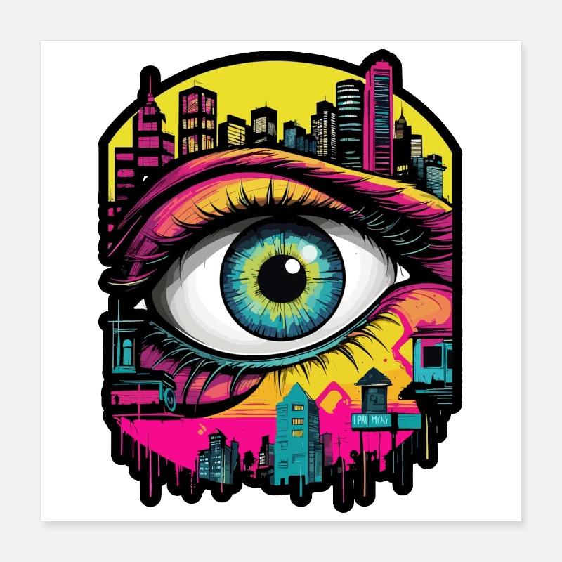 Stadtwache Poster 40x40 cm