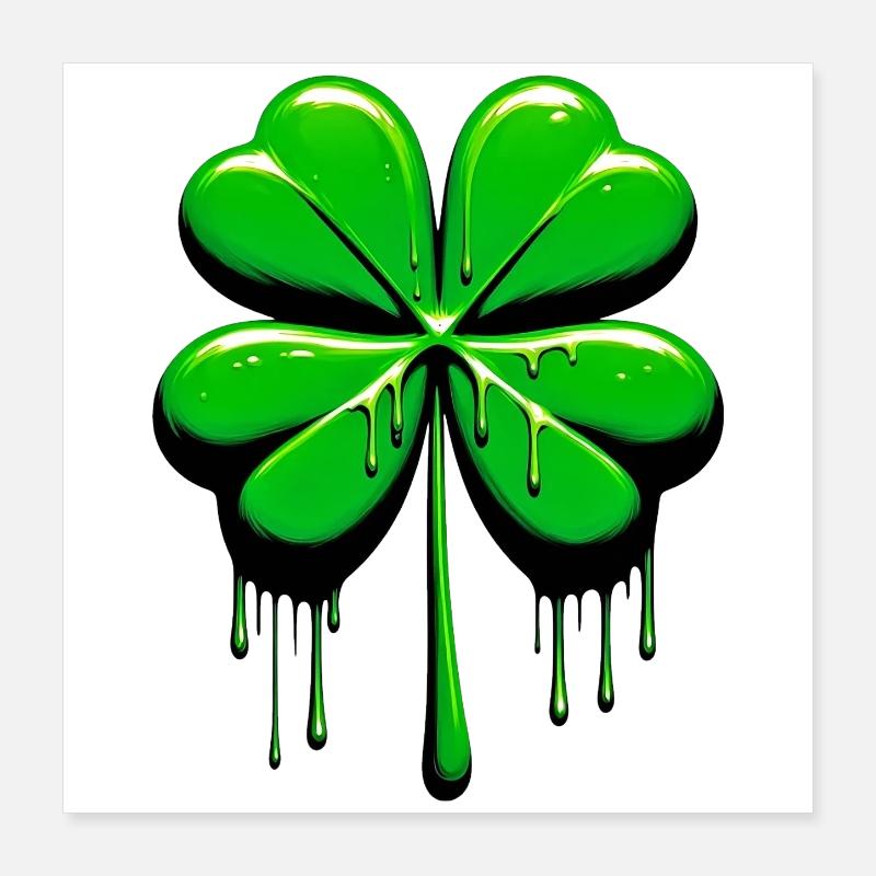 Four-leaf clover Poster 16" x 16" (40x40 cm)
