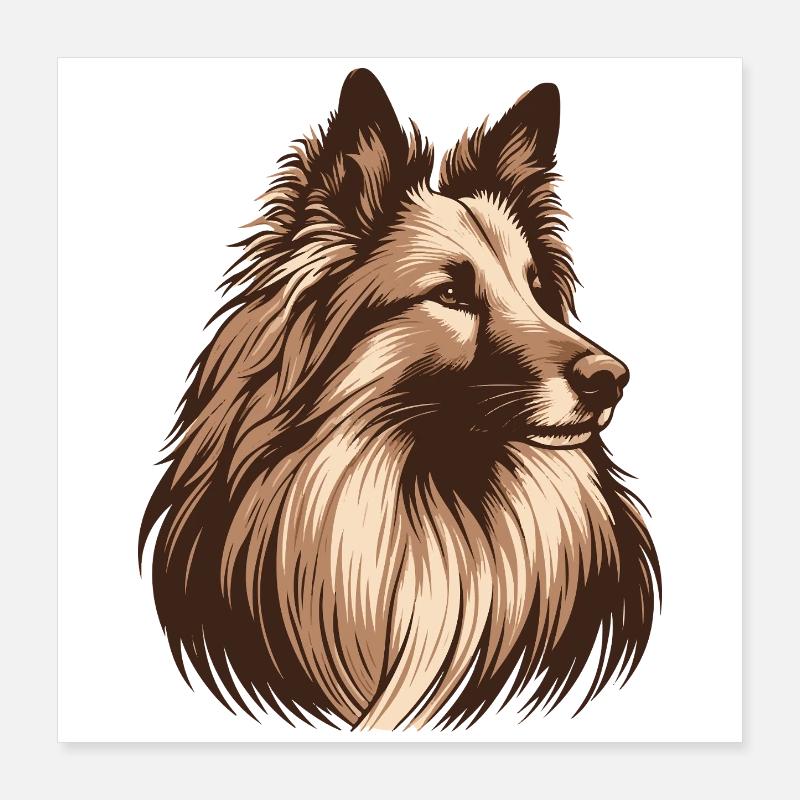 Groenendael Poster 40x40 cm