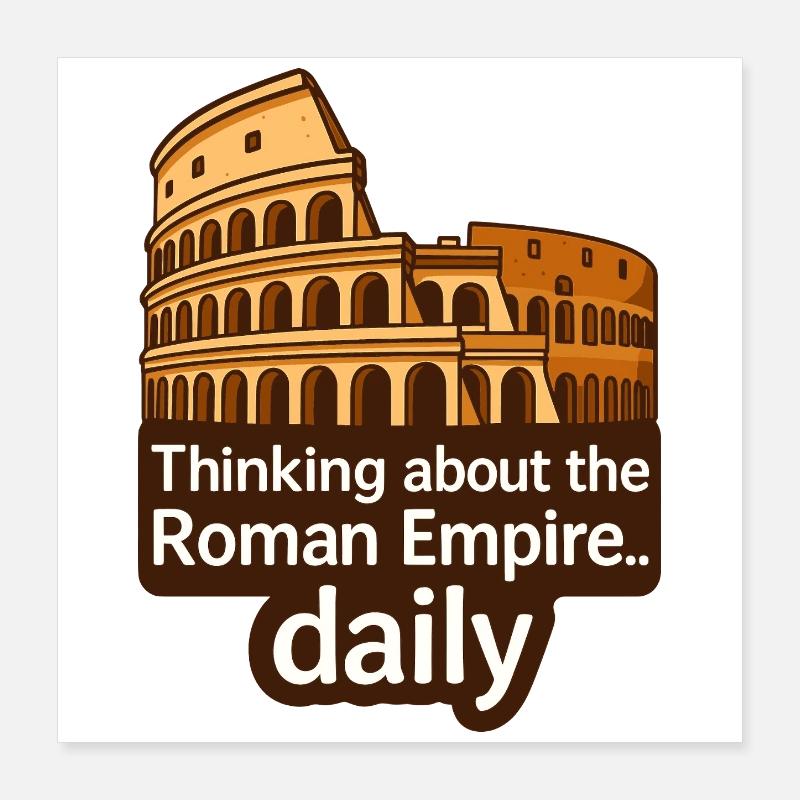 Römisches Imperium Daily Poster 40x40 cm