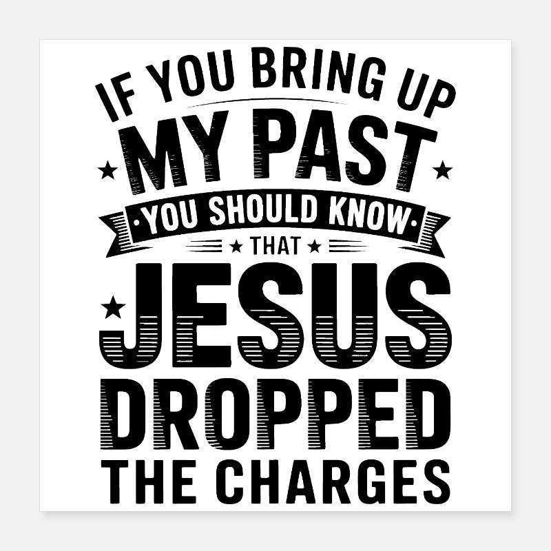 Jesus Poster 40x40 cm