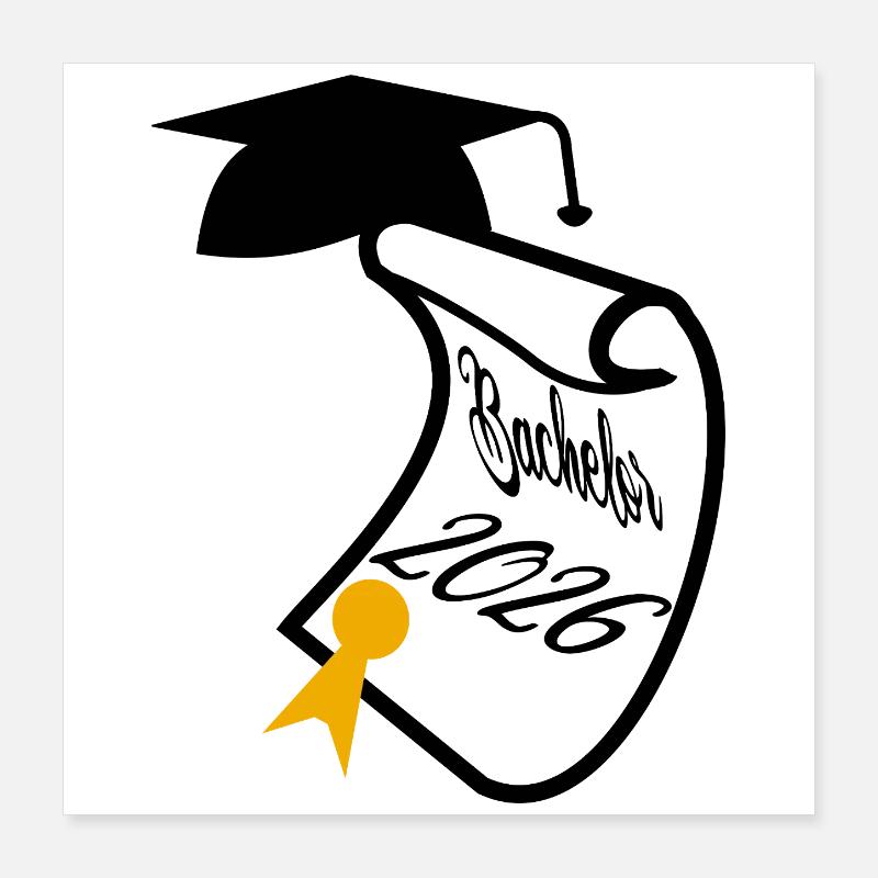 Bachelor 2026 Poster 16" x 16" (40x40 cm)