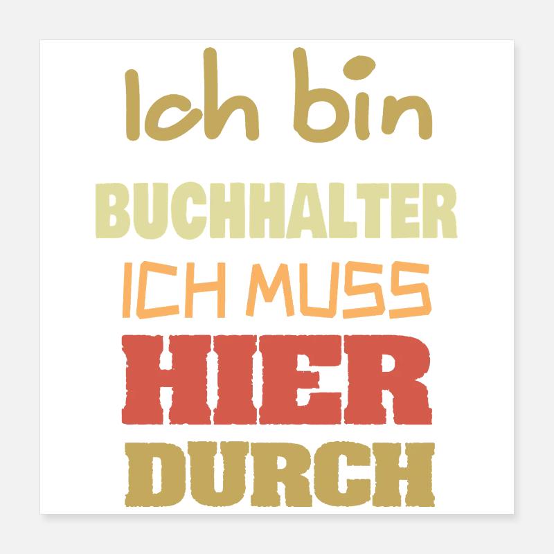 Accountant as a profession Poster 16" x 16" (40x40 cm)