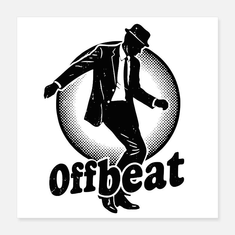 Offbeat in a suit Poster 16" x 16" (40x40 cm)